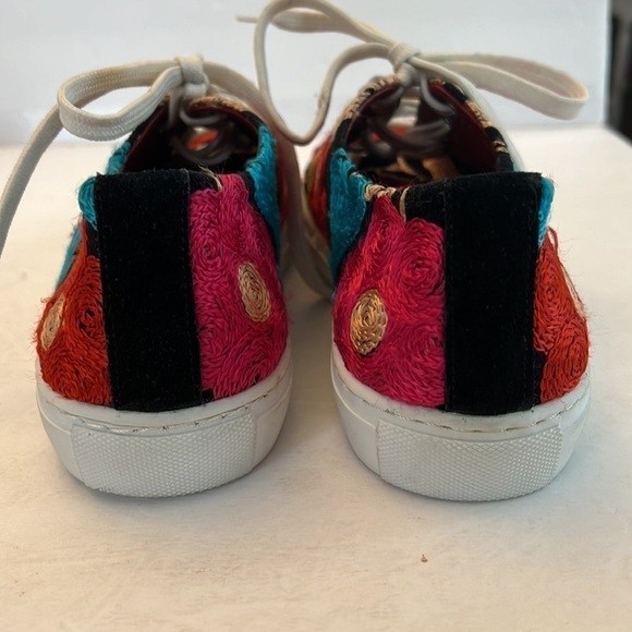 Shans Amsterdam Handcrafted Embroidered Sneakers size 36 - Picture 6 of 15